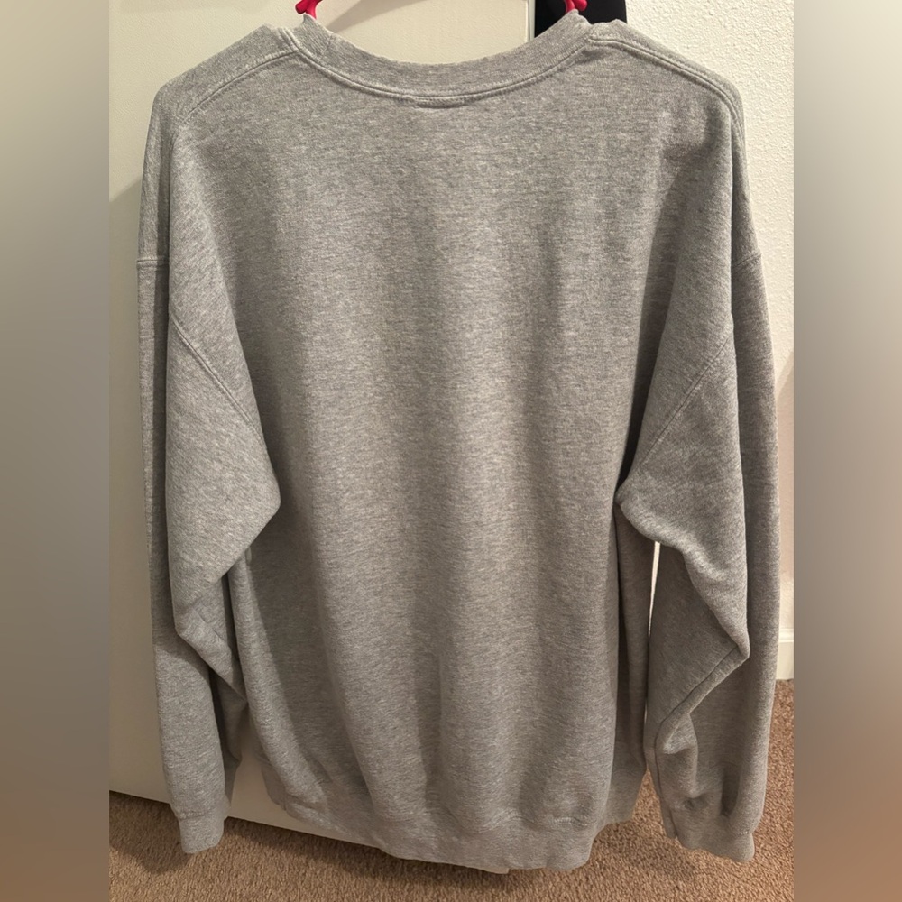 Gray Ghostly Florals Sweatshirt - Picture 3 of 3